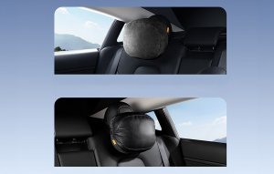 Baseus Poduszka na zagłówek samochodowy Baseus Comfort Ride obustronna (czarny) 11