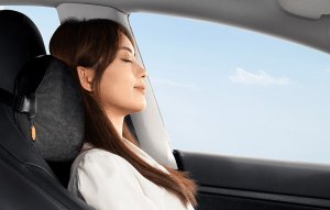 Baseus Poduszka na zagłówek samochodowy Baseus Comfort Ride obustronna (czarny) 10