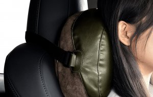 Baseus Poduszka na zagłówek samochodowy Baseus Comfort Ride obustronna (zielony) 13