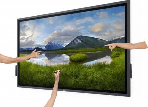 System interaktywny Dell 65 4K Interactive Touch Monitor P6524QT 163,9cm 64,53 cal IPS 3840x2160 16:9 350cd/m2 HDMI DP USB 8