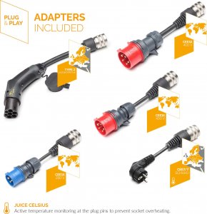 Ładowarka Juice Booster 3 air EU Traveller Set Plus 1,4 - 11 kW, 3.1 cable (EL-JB3AEVE2) 4