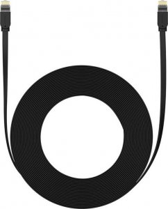 Baseus Płaski kabel sieciowy Baseus Ethernet RJ45, Cat.6, 12m (czarny) 3