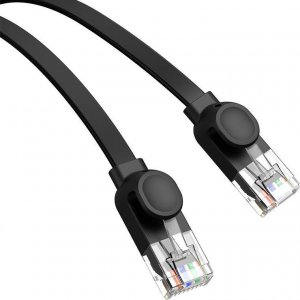 Baseus Płaski kabel sieciowy Baseus Ethernet RJ45, Cat.6, 12m (czarny) 7