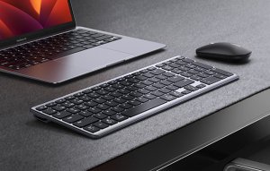 Klawiatura Ugreen Bezprzewodowa Klawiatura Membranowa UGREEN KU005 2.4G+BT (Srebrno-czarna) 7