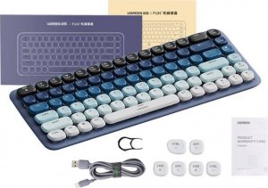 Klawiatura Ugreen Bezprzewodowa klawiatura mechaniczna UGREEN KU101 BT (Niebieska) 2