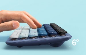 Klawiatura Ugreen Bezprzewodowa klawiatura mechaniczna UGREEN KU101 BT (Niebieska) 5