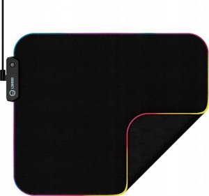 Podkładka Lorgar Lorgar Steller 913, Gaming mouse pad, High-speed surface, anti-slip rubber base, RGB backlight, USB connection, Lorgar WP Gameware support, size: 360mm x 300mm x 3mm, weight 0.250kg 3