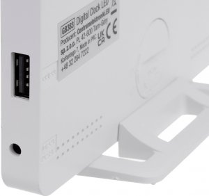 GreenBlue Zegar z alarmem i funkcjš termometru GB383 Biały 15