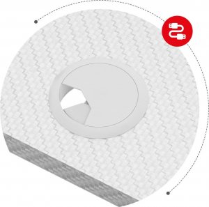 Biurko Huzaro Hero 8.2 White Białe 120 cmx60 cm 8