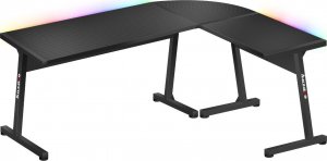 Biurko Huzaro Hero 6.0 RGB LED Czarne 147 cmx48 cm 6