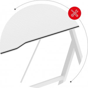 Biurko Huzaro Hero 1.4 White Białe 100 cmx50 cm 12
