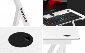 Biurko Huzaro Hero 1.4 White Białe 100 cmx50 cm 15