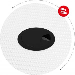 Biurko Huzaro Hero 1.4 White Białe 100 cmx50 cm 10