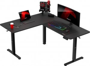 Biurko Huzaro Hero 9.5 Czarne 160 cmx60 cm 4