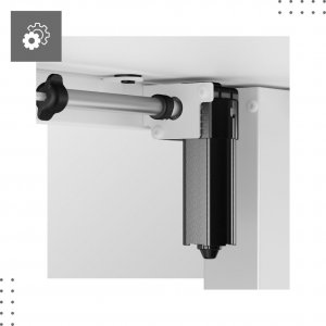 Biurko Huzaro Mark Adler Leader 7.0 Białe 120 cmx60 cm 11