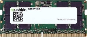 Pamięć do laptopa Mushkin Mushkin Essentials moduł pamięci 16 GB 1 x 16 GB DDR5 4800 Mhz 1