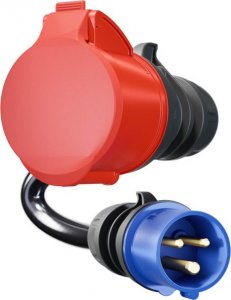 Go-e Adapter Gemini flex 22 kW CEE 3-fazy 32A - CEE 1-faza 16A (CH-04-01) 3