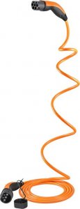 Kabel do ładowania samochodów LAPP Helix Typu 2, do 7,4 kW, 5 m, pomarańczowy (5555935014) 4