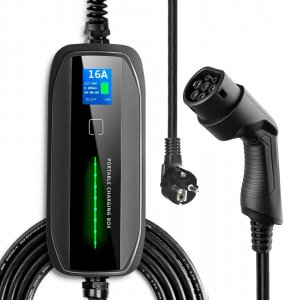 Ładowarka ExtraLink BS-PCD030 1 faza, 16A, 3.6kW, Type 2, Schuko, 5.5m, LCD (EX.31865) 3