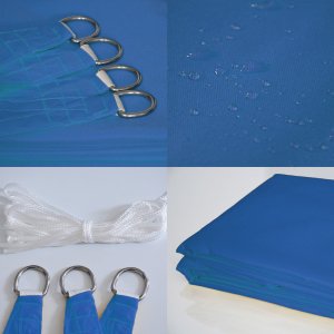 ZOLTA Żagiel przeciwsłoneczny ogrodowy daszek wodoszczelny 5x5m 2