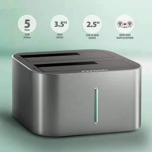 Stacja dokująca Axagon Stacja dokujšca ADSA-DC USB 3.2 Gen 1 - 2x SATA 6G 2.5'/3.5' SSD/HDD 2