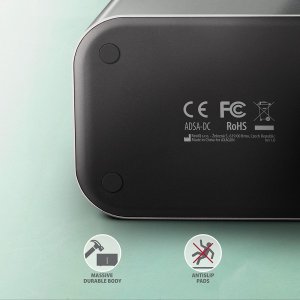 Stacja dokująca Axagon Stacja dokujšca ADSA-DC USB 3.2 Gen 1 - 2x SATA 6G 2.5'/3.5' SSD/HDD 8