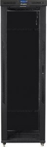Szafa Lanberg Szafa stojšca Rack 19 cali 47U 800x1200mm, drzwi szklane LCD (FLAT PACK) czarna 2