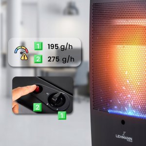 Lehmann Piecyk gazowy, bezzapachowy, na butle, niebieski płomień 5