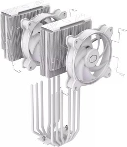 Chłodzenie CPU Cooler Master Hyper 622 Halo Białe (RR-D6WW-20PA-R1) 9