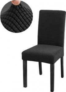 Aptel Uniwersalny POKROWIEC na Krzesło czarny AG864 2