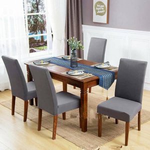 Aptel Uniwersalny POKROWIEC na Krzesło czarny AG864 4