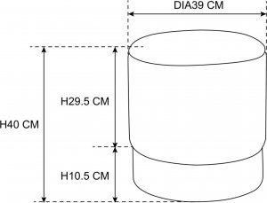 Fabryka Mebli Akord Pufa otwierana ze schowkiem welurowa GOLDEN Czarna 3