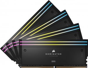 Pamięć Corsair Dominator Titanium RGB, DDR5, 64 GB, 6400MHz, CL32 (CMP64GX5M4B6400C32) 1
