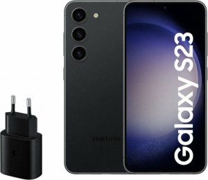 Smartfon Samsung Galaxy S23 + ładowarka sieciowa 5G 8/256GB Czarny  (S7821077) 1