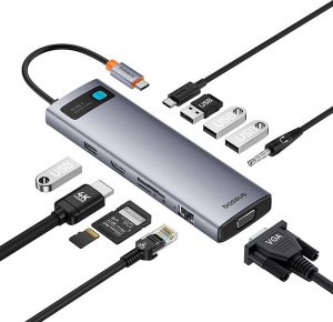 Stacja/replikator Baseus 11w1 StarJoy USB-C (B00030709811-00) 4