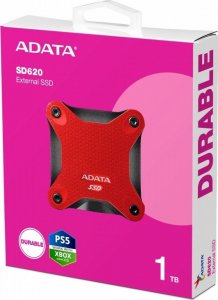 Dysk zewnętrzny SSD ADATA SD620 1TB Czarno-czerwony (SD620-1TCRD) 2