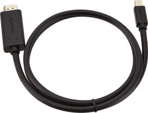 Kabel Amazon Basics DisplayPort Mini - HDMI 0.9m czarny 1