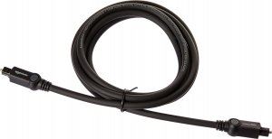 Kabel Amazon Basics Kabel Przewód Optyczny Cyfrowy Audio Toslink CL3 1.8m PVC Pozłacane Złącza 1