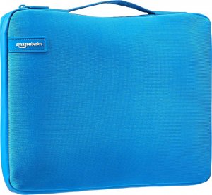 Torba Amazon Basics Pokrowiec Etui Na Laptopa Sleeve Case 11.6" Neopren Zamek Uchwyt Niebieski 1