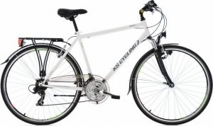 KS Cycling Rower Trekkingowy Turystyczny 28 Męski 21 Biegów Oświetlenie Dzwonek Bagaż 1