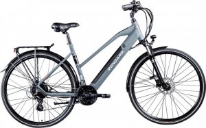 Rower elektryczny Zundapp Elektryczny Rower Trekking 28 Hydraulika ALU Cyngle 24 bieg Światła Stopka 1