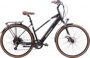 Rower elektryczny Schiano Rower Elektryczny Miejski 28 Unisex ALU 11,6Ah Tarcze Błotniki Bagaż Stopka 1