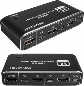 Pawonik Konsola KVM HDMI 2.1 Przełącznik SWITCH 4K120HZ 8K 2