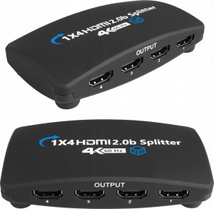 Pawonik SPLITTER HDMI 2.0 1X4 ROZDZIELACZ UHD 4K HDCP 2.2 3