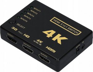 Pawonik SWITCH 5X HDMI PRZEŁĄCZNIK ROZDZIELACZ ULTRA HD 4K 2