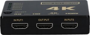 Pawonik SWITCH 5X HDMI PRZEŁĄCZNIK ROZDZIELACZ ULTRA HD 4K 5