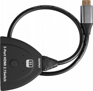 Pawonik SWITCH HDMI 2.1 3X1 PRZEŁĄCZNIK 8K 4K 120HZ 240HZ 4