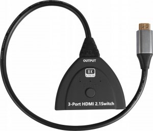 Pawonik SWITCH HDMI 2.1 3X1 PRZEŁĄCZNIK 8K 4K 120HZ 240HZ 5