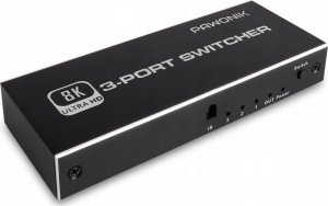 Pawonik SWITCH HDMI 2.1 3X1 PRZEŁĄCZNIK 8K 4K 120HZ 240HZ 6