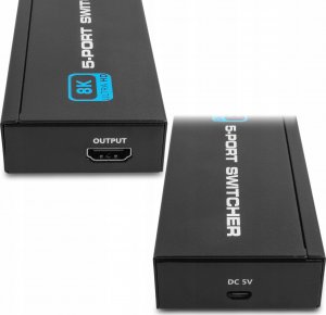 Pawonik SWITCH HDMI 2.1 5X1 PRZEŁĄCZNIK 8K 4K 120HZ 240HZ 11